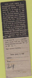 Matchbook Cover - Lafayette Life Insurance Lew Darby Omaha NE WEAR