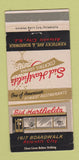 Matchbook Cover - Sid Hartfield's Restaurant Atlantic City NJ 30 Strike