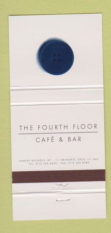 Matchbook Cover - Fourth Flour Cafe Bar Leeds UK  30 Strike