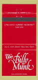Matchbook Cover - The Billy Munk New York City WEAR 30 Strike