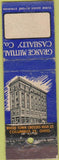 Matchbook Cover - Cgrange Mutual Insurance Columbus OH WEAR