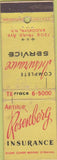 Matchbook Cover - Rosenberg Insurance Brooklyn NY WEAR