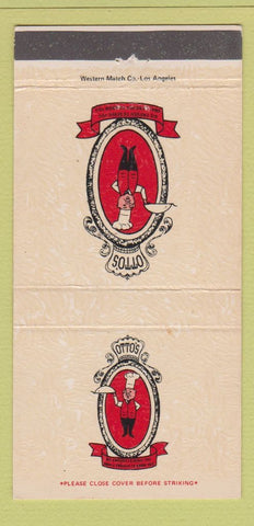 Matchbook Cover - Otto's Pink Pig Restaurant Sherman Oaks CA 30 Strike