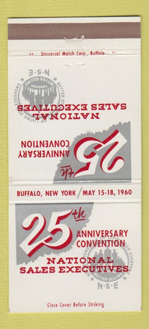 Matchbook Cover - National Sales Executives Conference Buffalo NY 1960 30 Strike