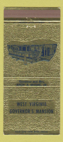 Matchbook Cover - Arch Moore Governor WV West Virginia 30 Strike