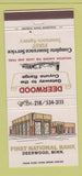 Matchbook Cover - First National Bank Deerwood MN 30 Strike