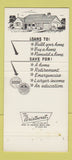 Matchbook Cover - Hi Plains Savings and Loan Hereford TX 30 Strike