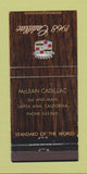 Matchbook Cover - 1968 Cadillac McLean Santa Ana CA 30 Strike