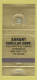 Matchbook Cover - Sarant Cadillac Farmingdale NY 30 Strike