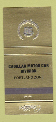 Matchbook Cover - Cadillac Motor Car Division Portland OR 30 Strike