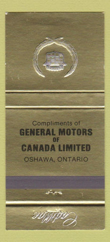 Matchbook Cover - Cadillac General Motors Oshawa ON 30 Strike