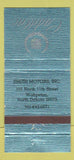 Matchbook Cover - Smith Mothers Cadillac Wahpeton ND 30 Strike