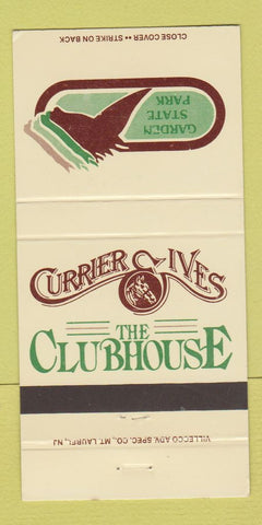 Matchbook Cover - Garden State Park Horse Racing Cherry Hill NJ 30 Strike