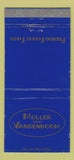 Matchbook Cover - Moller Vanderboom Lumber Quincy IL 30 Strike
