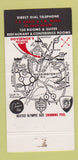 Matchbook Cover - Governor's House Bethesda MD hotel 30 Strike