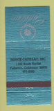 Matchbook Cover - Renick Cadillac Fullerton CA 30 Strike