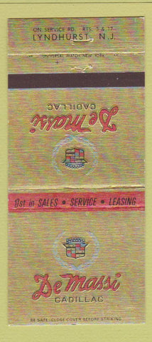 Matchbook Cover - DeMassi Cadillac Lyndhurst NJ  30 Strike
