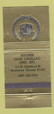 Matchbook Cover - Hughes Oldsmobile Cadillac GMC Kewanee IL 30 Strike