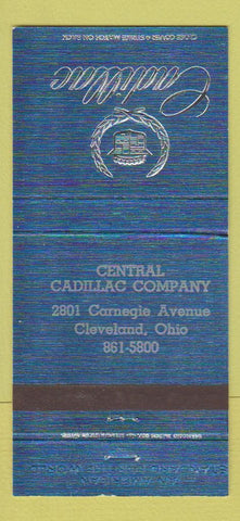 Matchbook Cover - Central Cadillac Cleveland OH 30 Strike