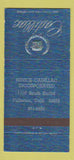 Matchbook Cover - Renick Cadillac Fullerton CA 30 Strike