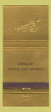 Matchbook Cover - Cadillac Motor Car Division 1977 30 Strike