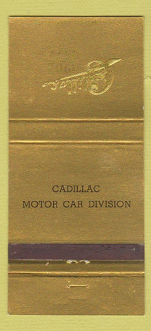 Matchbook Cover - Cadillac Motor Car Division 1977 30 Strike