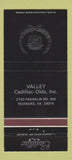 Matchbook Cover - Valley Cadillac Oldsmobile Roanoke VA 30 Strike