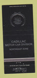 Matchbook Cover - Cadillac Motor Car Division Northeast Zone 30 Strike