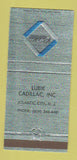 Matchbook Cover - Lubik Cadillac Atlantic City NJ 30 Strike