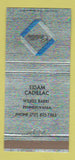 Matchbook Cover - Eidam Cadillac Wilkes Barre PA 30 Strike