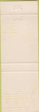 Matchbook Cover - Rickert Electric Williamstown MA white