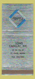 Matchbook Cover - Long Cadillac St Paul MN 30 Strike