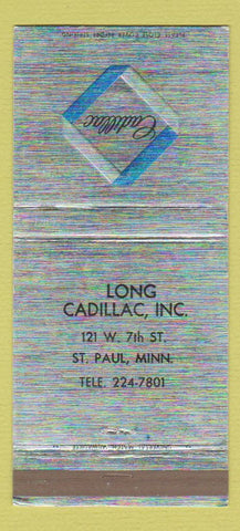 Matchbook Cover - Long Cadillac St Paul MN 30 Strike