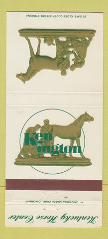 Matchbook Cover - Kenington Kentucky Horse Center racing Lexington KY 30 Strike