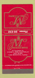 Matchbook Cover - Menzies Hotel Sydney Australia 30 Strike