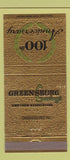 Matchbook Cover - Greensburg Savings and Loan PA 30 Strike