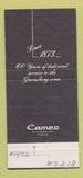 Matchbook Cover - Greensburg Savings and Loan PA 30 Strike