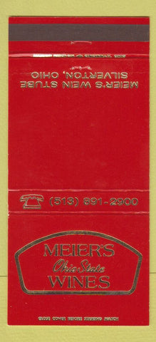 Matchbook Cover - Meier's Wein Stube Silverton OH 30 Strike