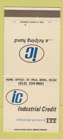 Matchbook Cover - Indsutrial Credit St Paul MN 30 Strike