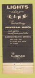 Matchbook Cover - Universal Match Wally Nord San Francisco CA 30 Strike