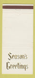 Matchbook Cover - Zehnder's Frankenmuth MI Christmas 30 Strike