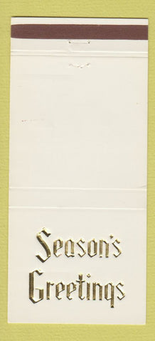 Matchbook Cover - Zehnder's Frankenmuth MI Christmas 30 Strike