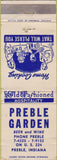 Matchbook Cover - Preble Garden IN WORN