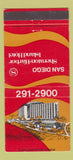 Matchbook Cover - Sheraton Harbor Island Hotel San Diego CA 30 Strike