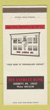 Matchbook Cover - Everett Bank PA 30 Strike