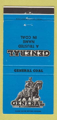 Matchbook Cover - General Coal 30 Strike