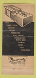 Matchbook Cover - Industrial Fabrications Steel Jackson MS 30 Strike