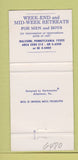 Matchbook Cover - St Joseph's Retreat House Malvern PA 30 Strike