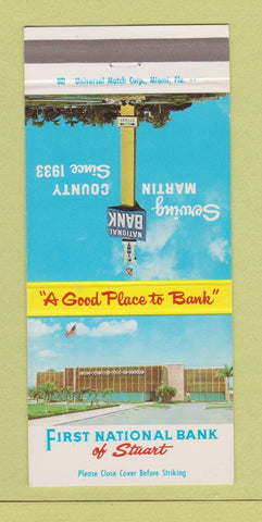 Matchbook Cover - First National Bank Stuart FL 30 Strike
