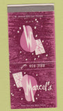 Matchbook Cover - Marcel's Restaurant Cuyahoga Falls OH 30 Strike